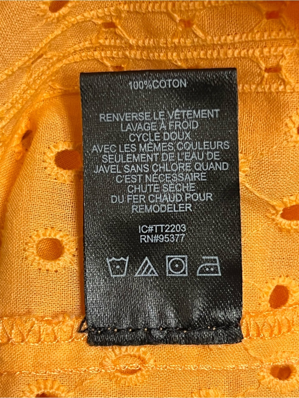 Sanctuary Yellow Eyelet Ruched Front Drawstring Top - Picture 8 of 9